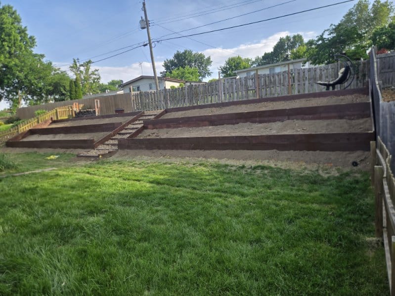backyard after job is completed