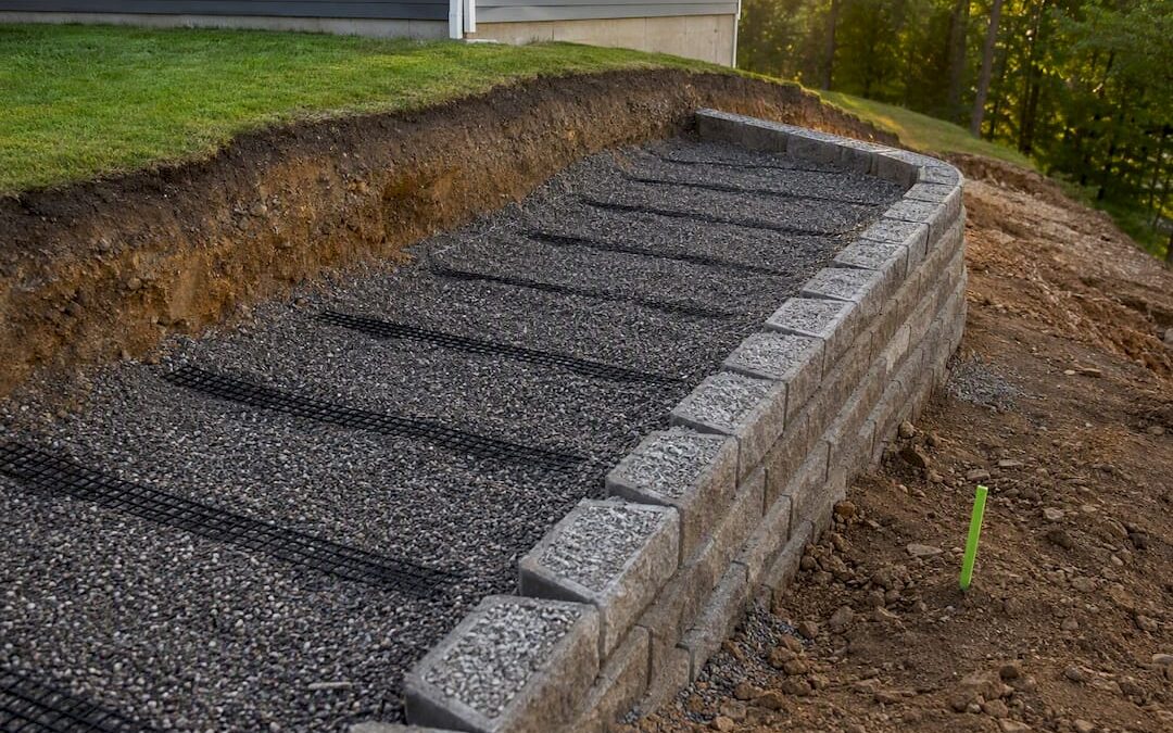 When a 4 Foot Wall Needs a Geogrid Retaining Wall for Homeowners