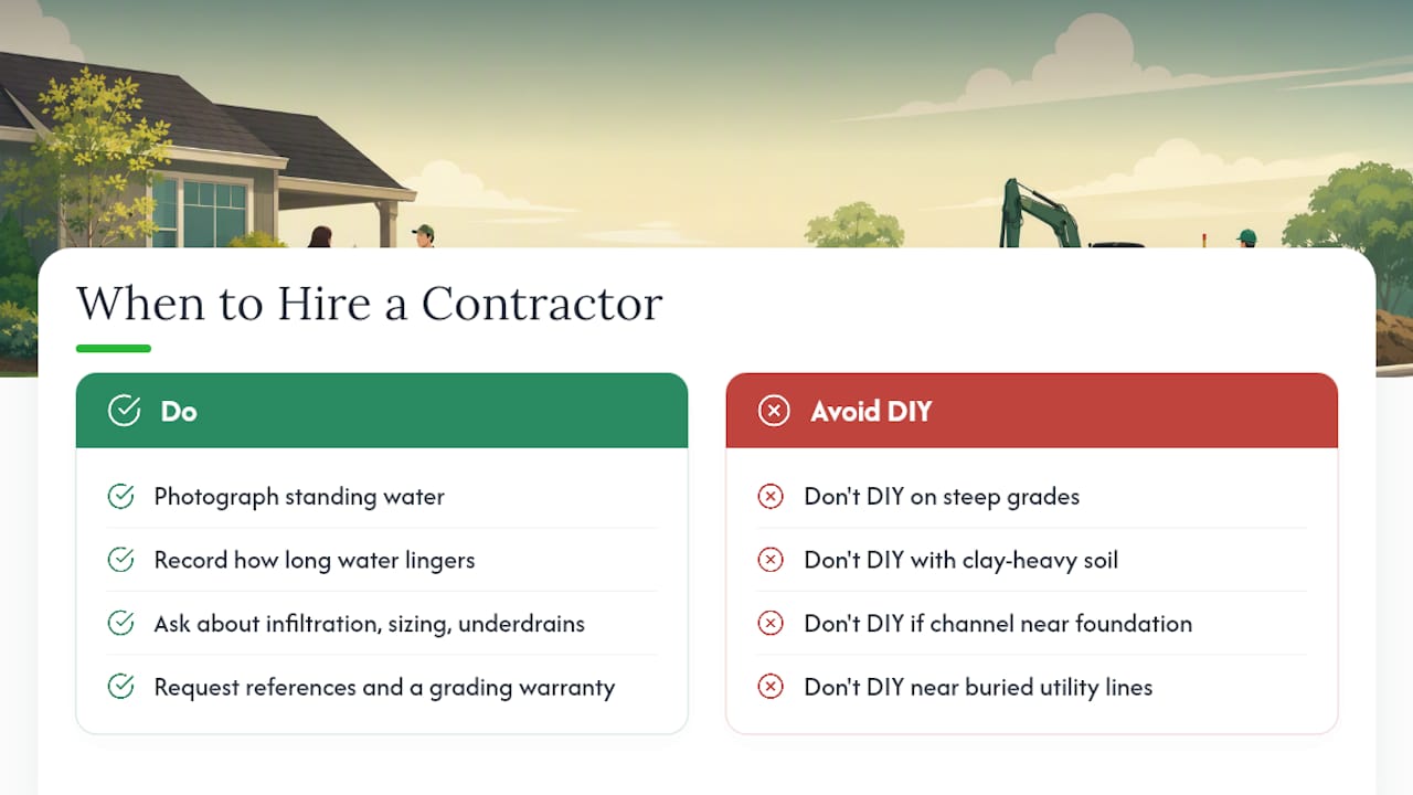 When Should You Bring In a Contractor? — overview diagram