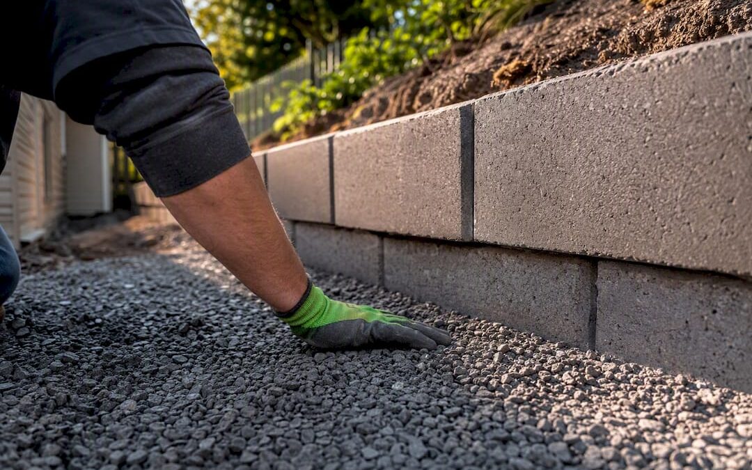 Homeowners: Contractor-Checked 6-Inch Base for Retaining Wall Footings