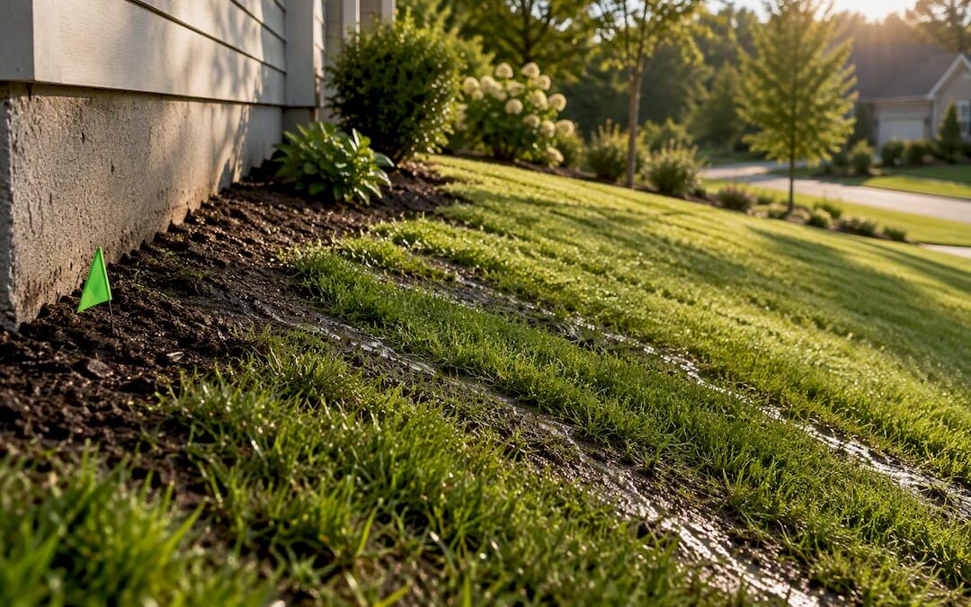 Stop Yard Runoff: 1 inch per foot Grading Homeowners Need