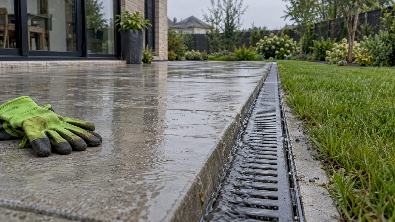 2% Slope Fix: Patio Drainage Channel Advice for Homeowners