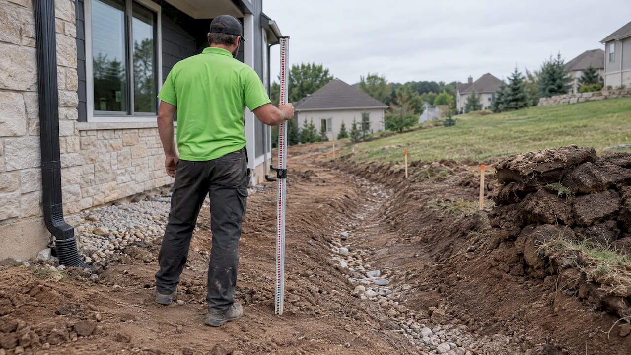 Solve Drainage First: Landscape Design Process for Homeowners