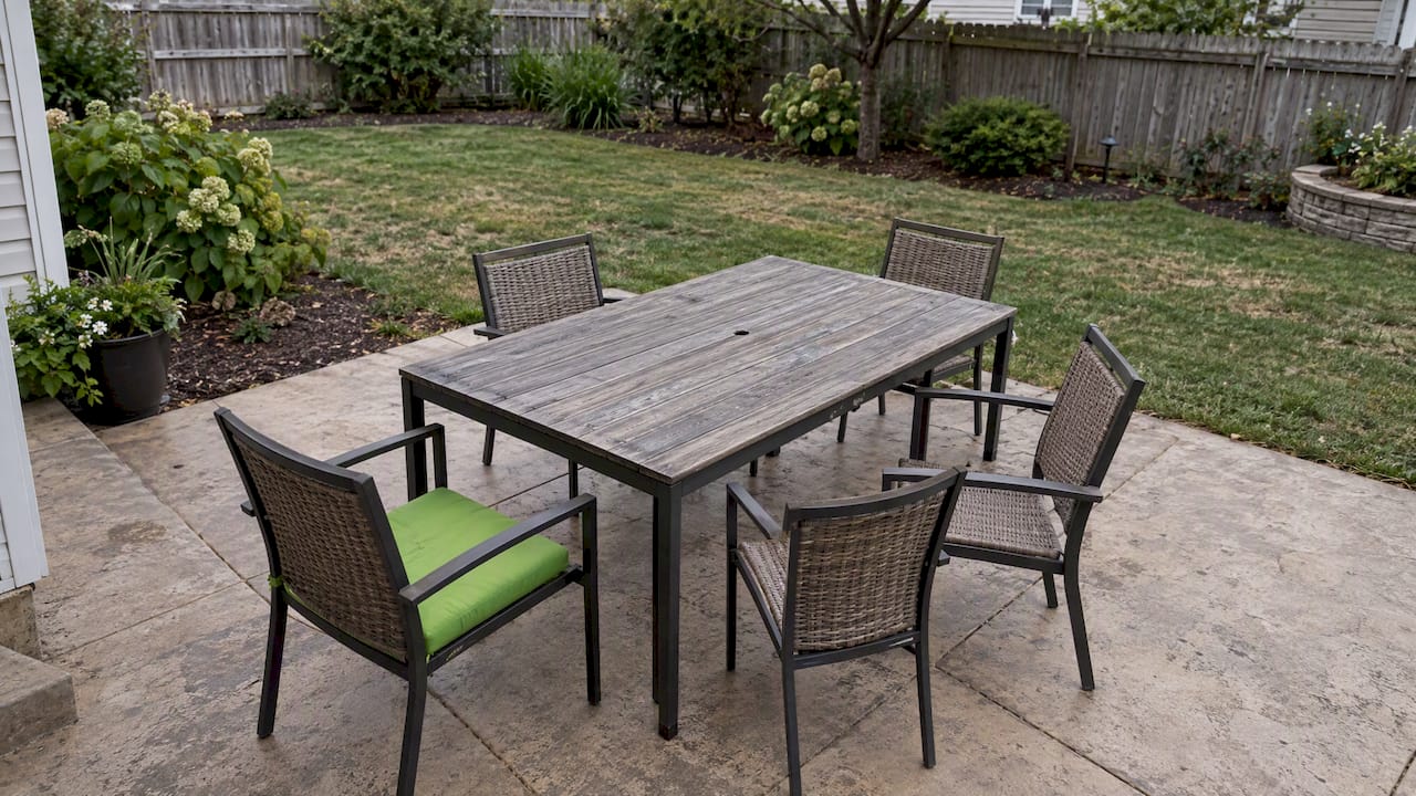 Patio Size for Dining: Homeowners Can Calculate 36 Inches of Clearance