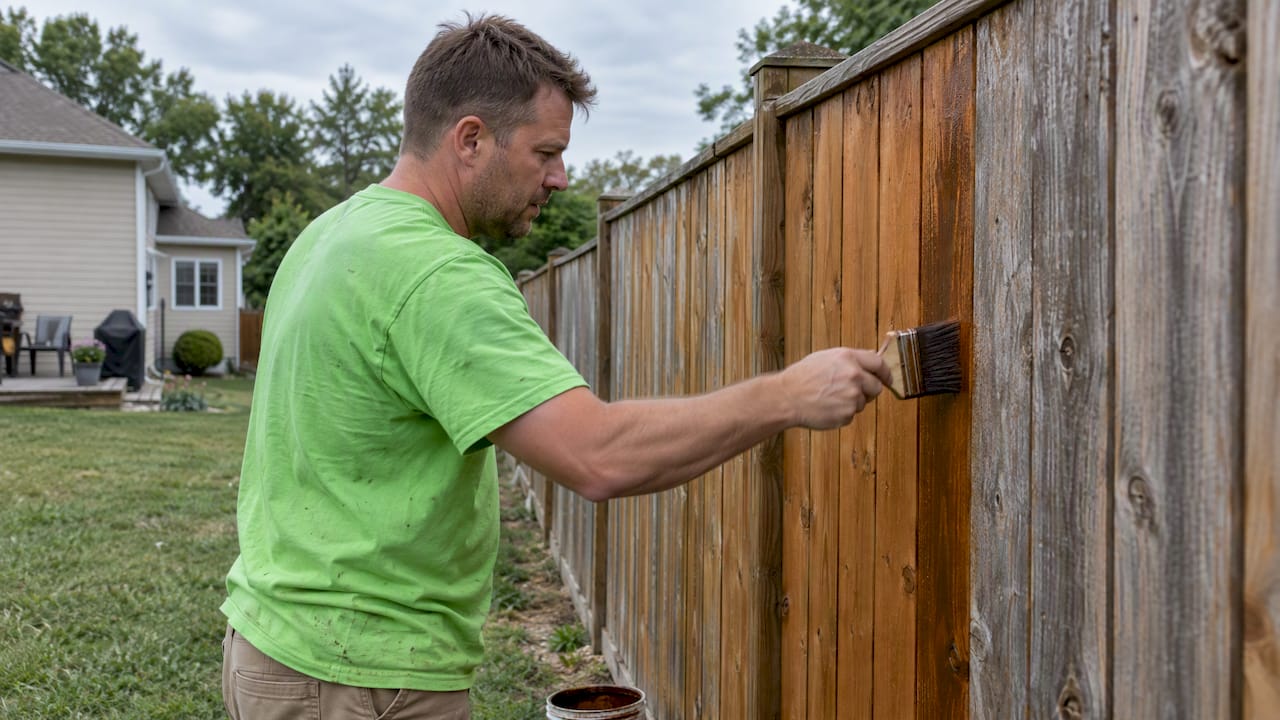Staining a Cedar Fence: When, How and How Often