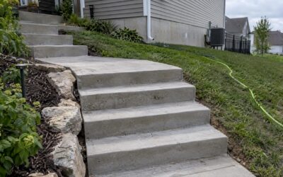 Concrete Steps on a Slope: Planning, Code and Cost