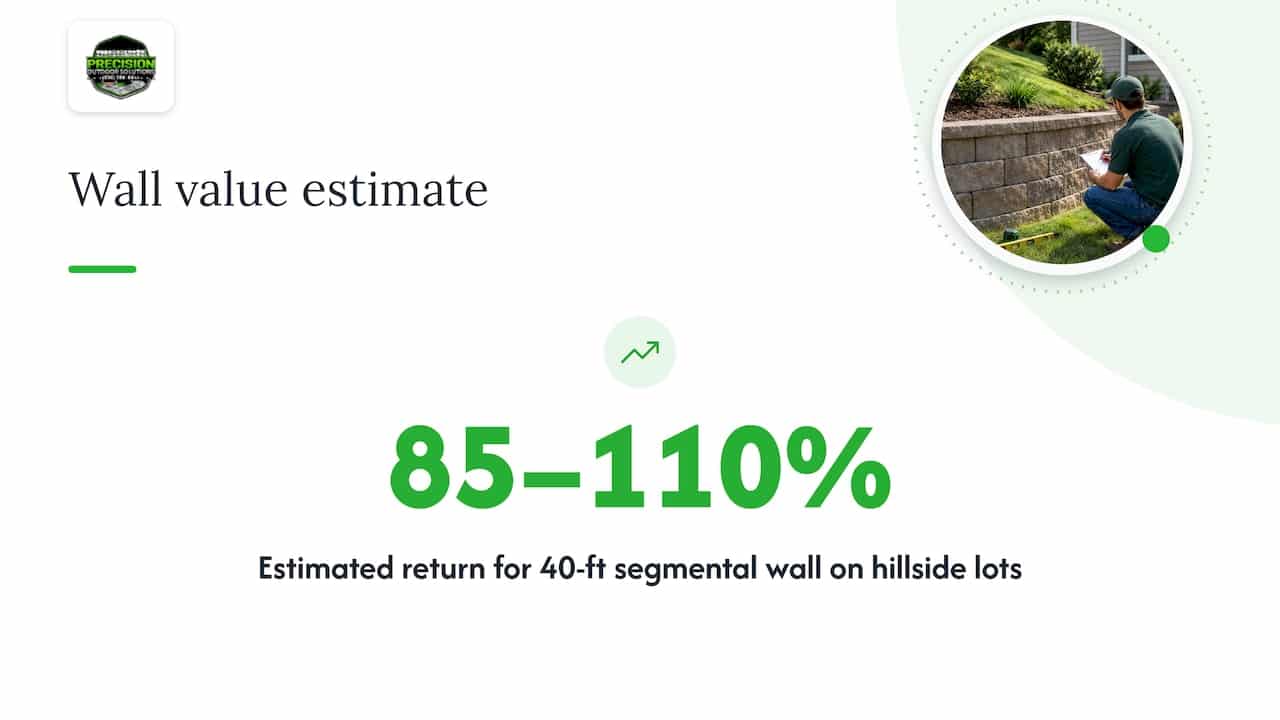 Does a retaining wall add value? — overview diagram
